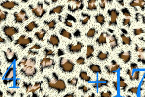 时尚豹纹面料印花图，高端服装印花设计必备素材