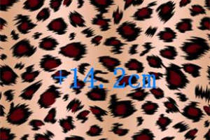 经典豹纹面料印花素材 服装印花设计必备