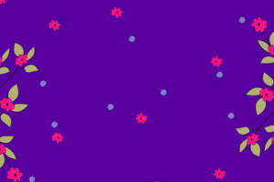 清新紫色碎花面料印花图案服装印花设计素材