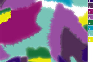 抽象水彩风面料印花素材 服装印花设计必备