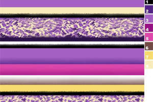 潮流多色条纹蛇皮纹面料印花素材 服装印花设计必备