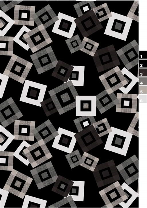 现代几何风格服装印花素材