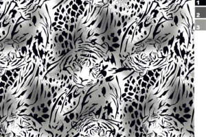狂野动物纹理面料印花素材 服装印花设计必备