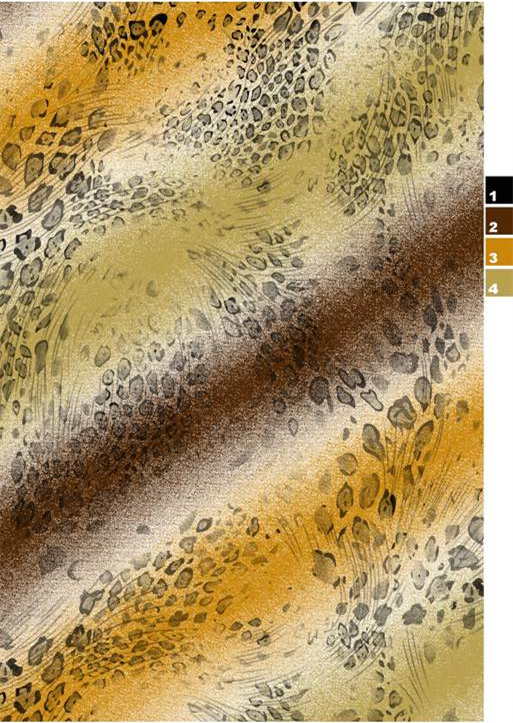 原创大地色抽象纹理服装印花面料印花设计素材