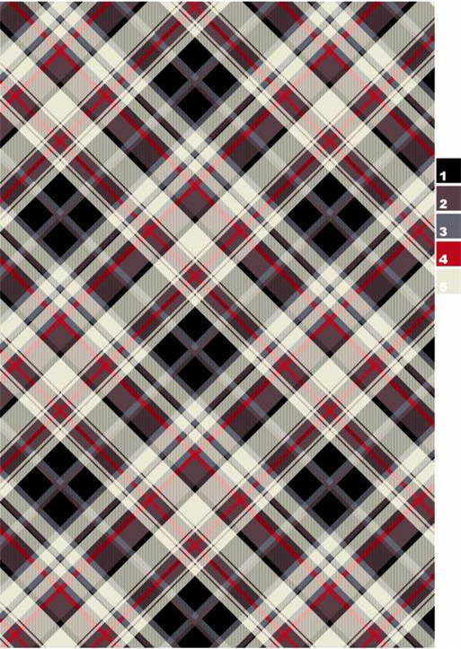 经典苏格兰格纹面料印花 服装印花素材 复古时尚设计