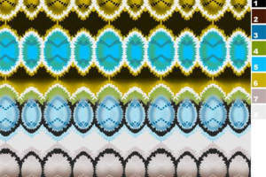 民族风几何图案服装印花素材