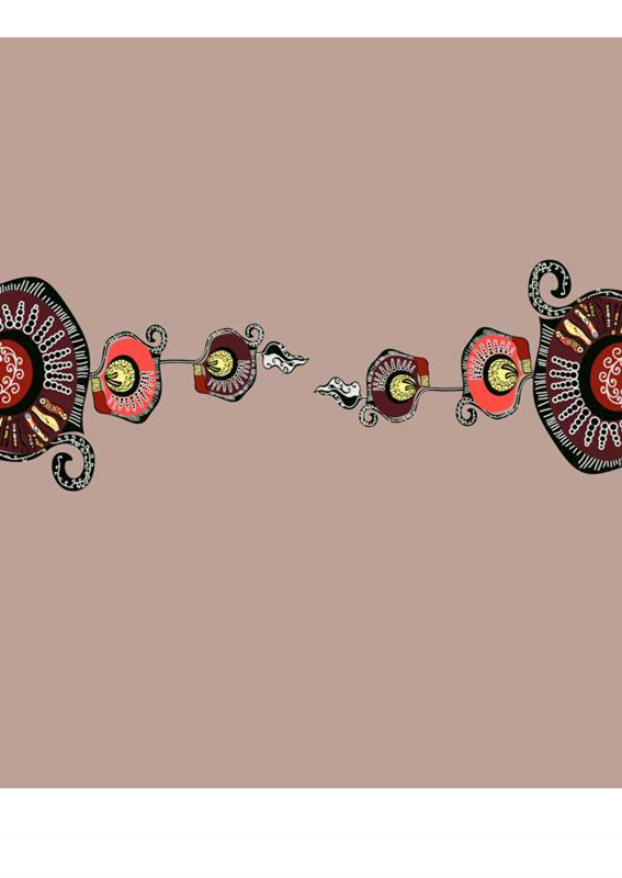 民族风刺绣纹样服装印花素材