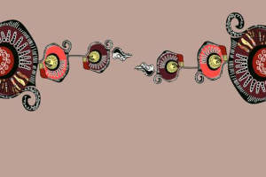 民族风刺绣纹样服装印花素材