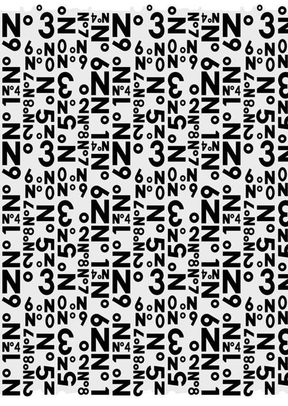 数字字母组合面料印花素材,打造潮流服装印花设计