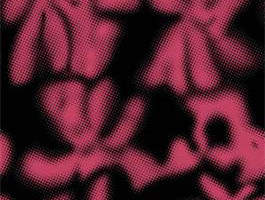 复古半调粉色花卉面料印花 服装印花素材