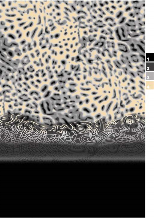 时尚豹纹花卉面料印花素材 服装印花设计必备