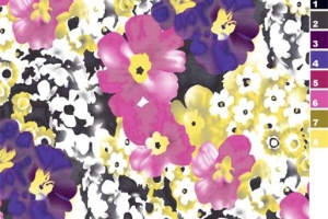 时尚花卉面料印花设计，打造独特服装印花素材