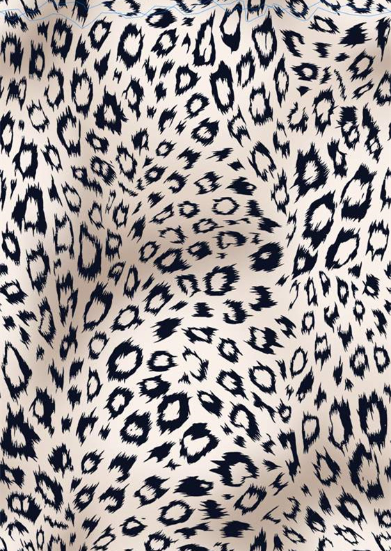 经典豹纹面料印花素材,时尚服装印花设计必备