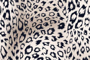 经典豹纹面料印花素材，时尚服装印花设计必备