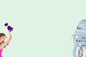 时尚插画风面料印花素材 服装印花设计必备图案