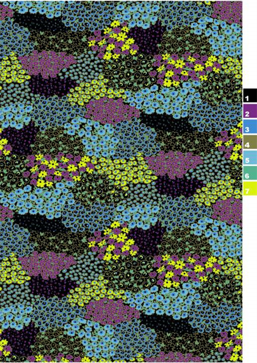 复古波西米亚风面料印花素材,适用于时尚服装与家居布艺设计