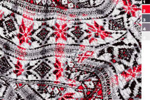 复古民族风面料印花设计，服装印花素材高清纹理
