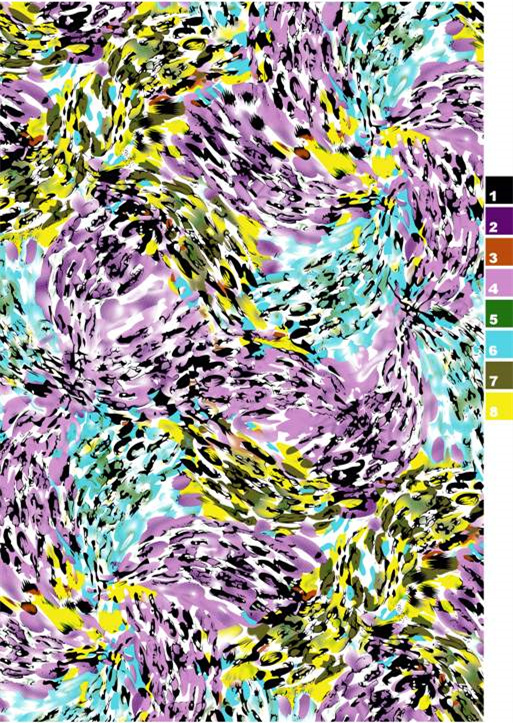 抽象艺术面料印花素材 服装印花设计灵感