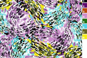 抽象艺术面料印花素材 服装印花设计灵感