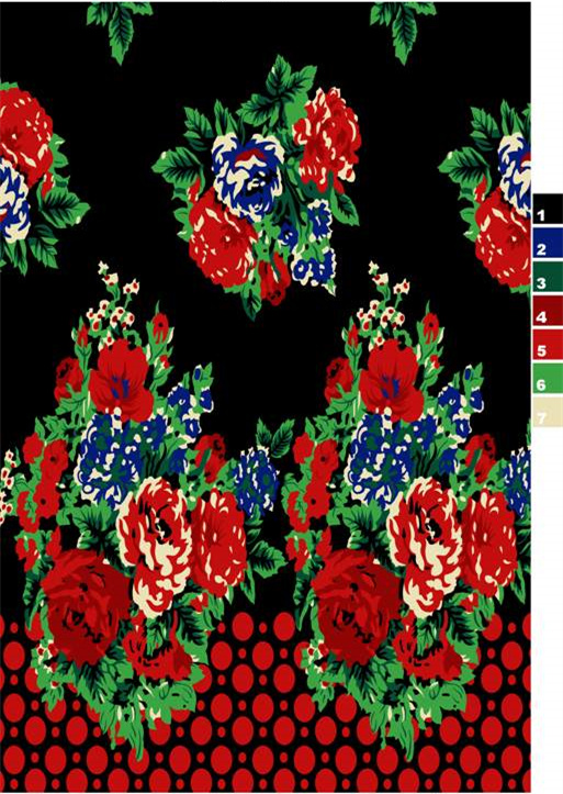 复古花卉面料印花素材 服装印花设计灵感