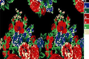 复古花卉面料印花素材 服装印花设计灵感