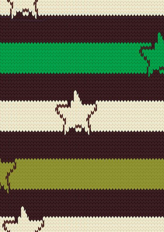 复古针织条纹面料印花素材,适用于秋冬服装设计