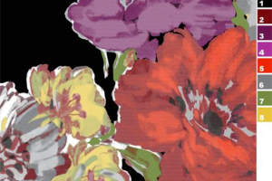 复古花卉面料印花素材 服装印花设计灵感