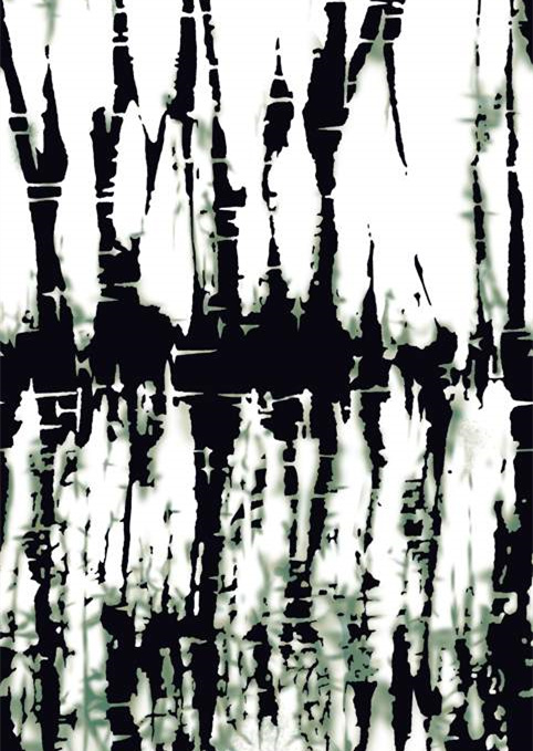 个性黑白面料印花素材,打造独特服装印花风格