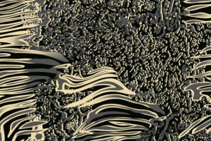 黑金抽象波浪纹理面料印花，高端服装印花设计素材推荐