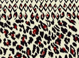 渐变豹纹服装印花素材 时尚面料设计