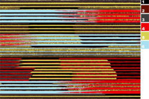 潮流数码故障风面料印花素材，赋能现代服装印花设计