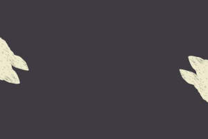 简约手绘兔子耳朵服装印花素材