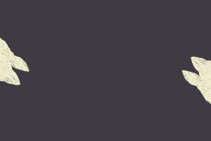 简约手绘兔子耳朵面料印花素材