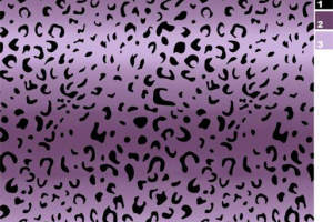 时尚紫色渐变豹纹服装印花，优质面料印花设计素材