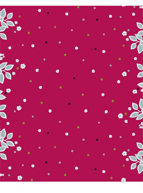 复古花卉面料印花素材 清新田园风服装印花设计