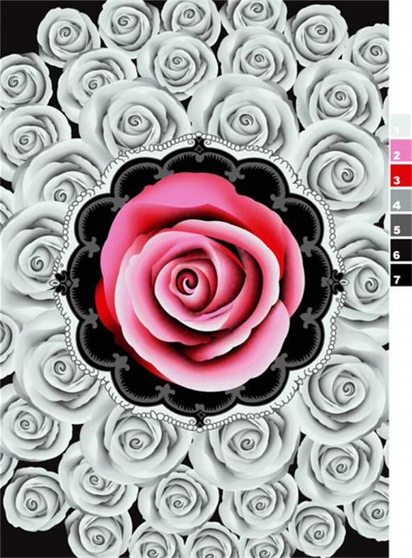 复古风高质感面料印花素材 服装印花设计必备