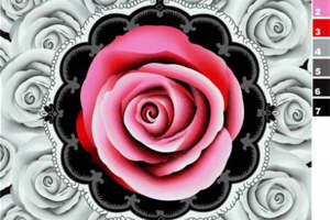 复古风高质感面料印花素材 服装印花设计必备