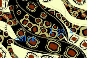 复古民族风面料印花素材，适用于服装设计的独特花型