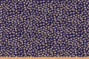 复古碎花与条纹拼接的服装印花面料设计素材