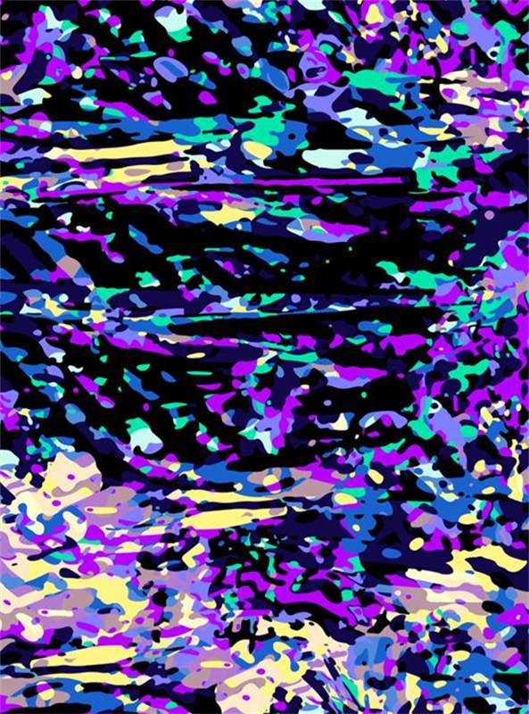 炫彩抽象面料印花素材,赋能服装印花设计的无限创意