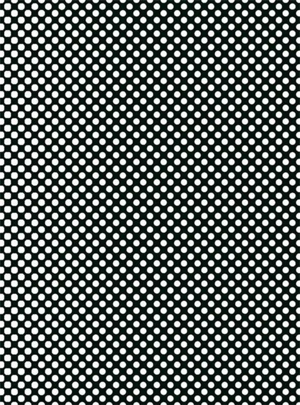 经典黑白波点面料印花素材,适用于时尚服装印花设计