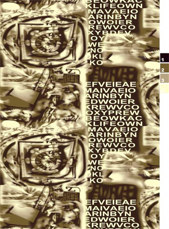 复古抽象风面料印花素材 潮流服装印花设计