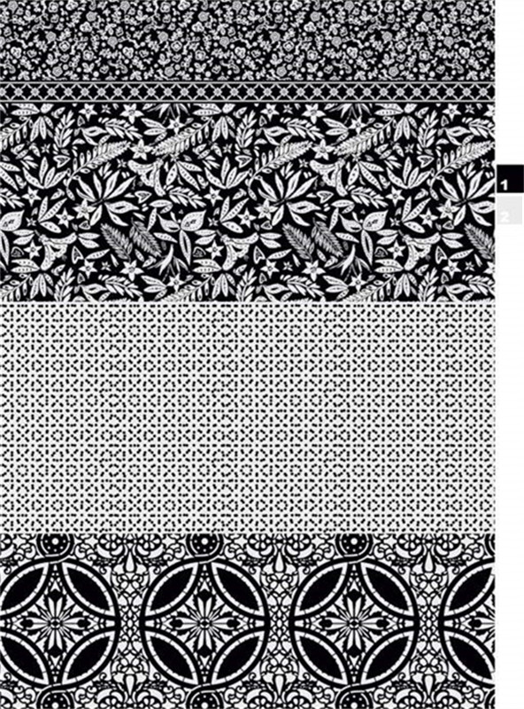 复古花卉与几何纹样 服装印花设计素材推荐