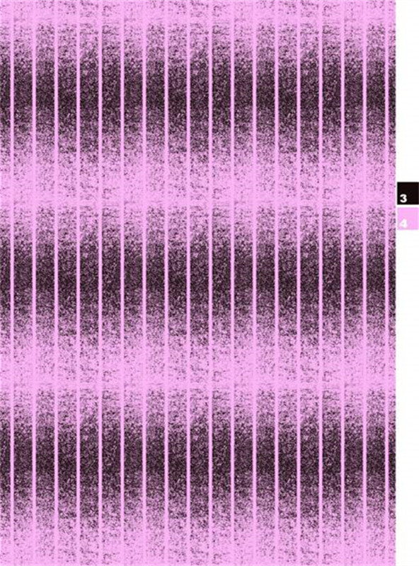 粉黑条纹复古颗粒面料印花素材,潮流服装印花首选