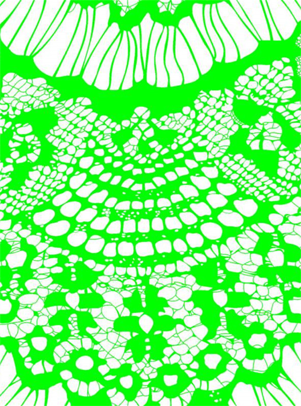 时尚绿色抽象纹理面料印花素材,适用于潮流服装印花设计