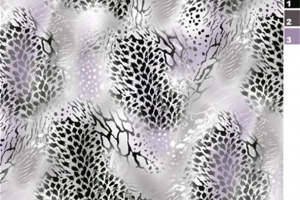 时尚抽象纹理面料印花素材 服装印花设计灵感