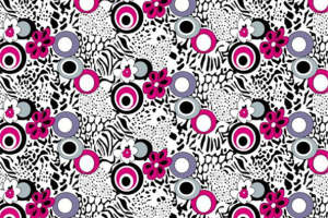 时尚几何花卉面料印花素材 创意服装印花设计灵感