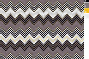 时尚锯齿纹面料印花素材 服装印花设计必备