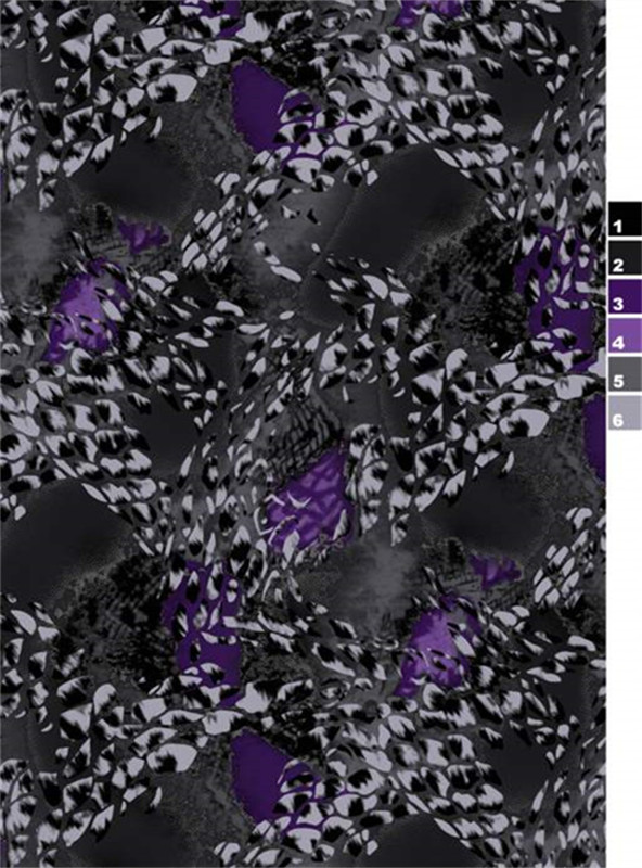 抽象艺术风面料印花素材,时尚服装印花设计灵感