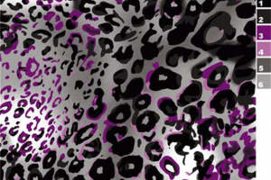 时尚豹纹面料印花素材 潮流服装印花设计